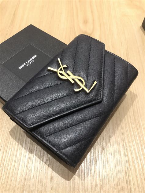 ysl card holder blue|ysl card holder used.